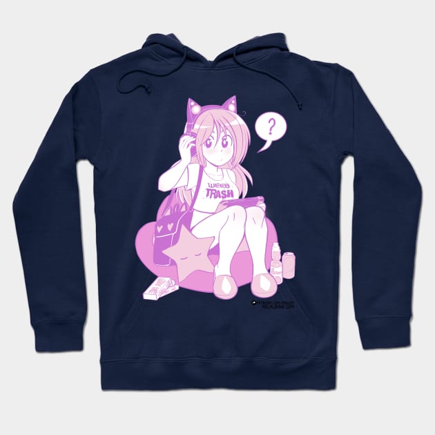 Weeb Trash 2.0 Hoodie by nalem